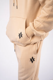HOODIE THE KING Beige