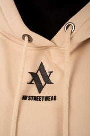 HOODIE THE KING Beige