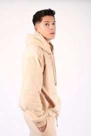 HOODIE THE KING Beige