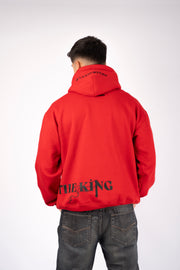 HOODIE THE KING Rojo