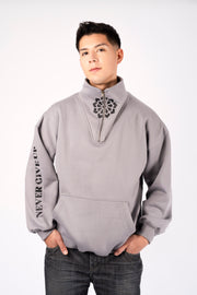 POLERÓN NEVER GIVE UP Gris