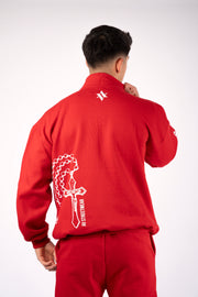 POLERÓN NEVER GIVE UP Rojo