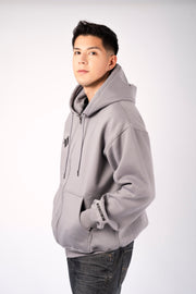 ZIPPER HOODIE ROSARIO Gris