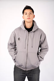 ZIPPER HOODIE ROSARIO Gris