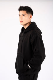 ZIPPER HOODIE ROSARIO Negro