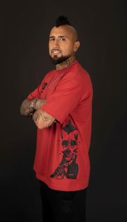 POLERA THE KING Rojo