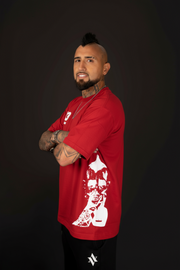 POLERA THE KING Rojo