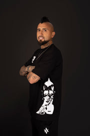 POLERA THE KING Negro