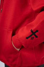 HOODIE THE KING Rojo