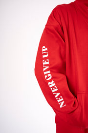 POLERÓN NEVER GIVE UP Rojo