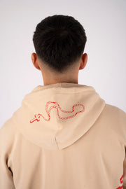 ZIPPER HOODIE ROSARIO Beige