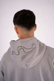 ZIPPER HOODIE ROSARIO Gris