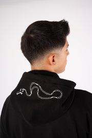 ZIPPER HOODIE ROSARIO Negro