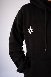 ZIPPER HOODIE ROSARIO Negro